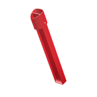 Sampling tube UG8 195mm, red
